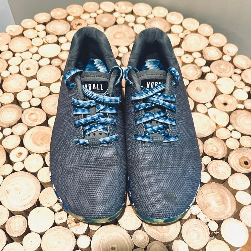 Nobull Project Dark Grey Blue Patchwork Size 10 M… - image 4